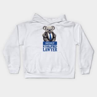 Just a Highly Koalified Lawyer Koala Kids Hoodie